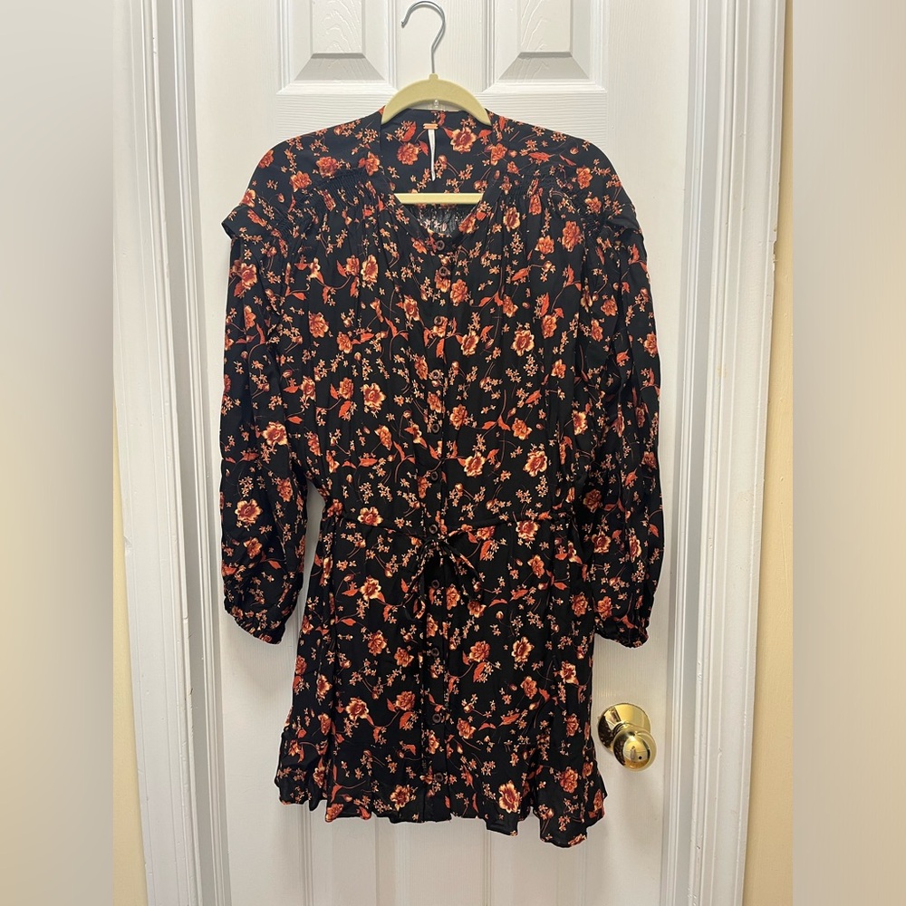 Free People Flower Fields Mini Dress, Size Small EXCELLENT CONDITION